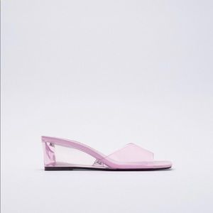 ZARA Lucite heels